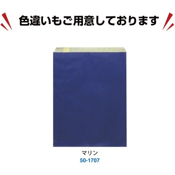 平袋 カラー ベロ付 ササガワ