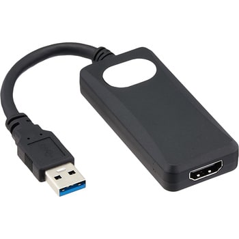 AMC-USBHDA USB3.0-HDMI変換アダプタ アイネックス ブラック色 最大