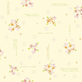 包装紙 花柄 半才 ササガワ