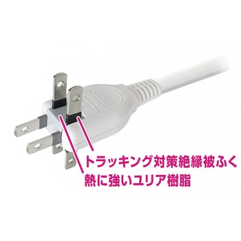 USBポート付電源タップ 3AC4USB 2A+2C 24W リバーシブル 自動識別 カシムラ
