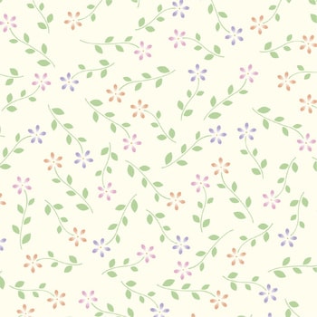 包装紙 花柄 半才 ササガワ