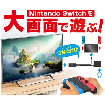 HDMI変換ケーブル スイッチTV出力用 カシムラ