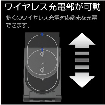ワイヤレス充電器 2WAY 10W カシムラ