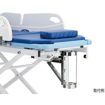 ストレッチャー 省力昇降機構付き NBST-212シリーズ ヨコ型酸素ボンベ架 日進医療器(車イス)