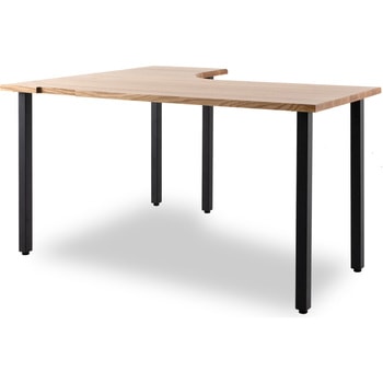 AL-L1400オーク(オイル塗装) 天板右ロング 関家具