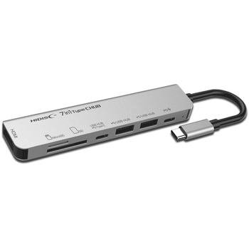 HIDISC 7in1コンパクト Type-C HUB Multifunction Adapter HIDISC