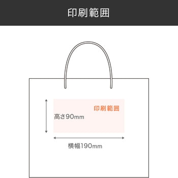 【名入れ】ワンポイント箔押し手提げ紙袋≪イラストレーターデーター入稿≫ レスタス