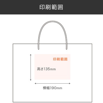 【名入れ】ワンポイント箔押し手提げ紙袋≪イラストレーターデーター入稿≫ レスタス