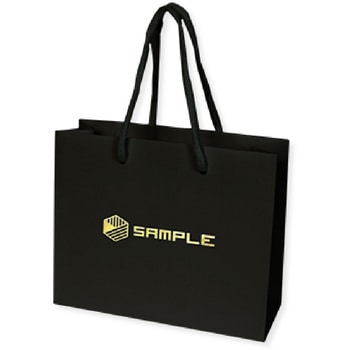 【名入れ】ワンポイント箔押し手提げ紙袋≪簡単名入れ入稿≫ - レスタス