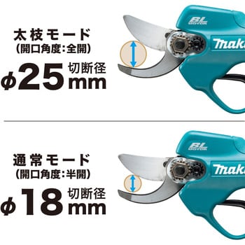 UP100DSAX 充電式せん定ハサミ マキタ 最大切断径25mm UP100DSAX - 【通販モノタロウ】