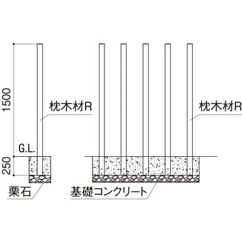 枕木材R TOEX(LIXIL)