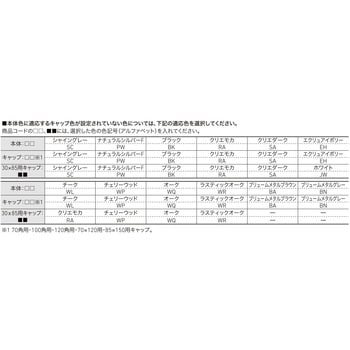 8TYE79BK 枕木材用キャップ 80×150角用 1個 LIXIL(TOEX) 【通販モノタロウ】