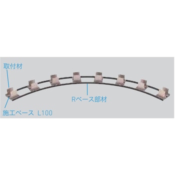 枕木材用Rベース部材 TOEX(LIXIL)