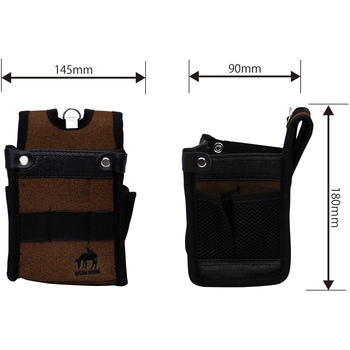 HUMHEMシリーズ 腰袋 角型 小 - KH(基陽)