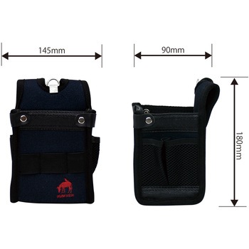 HUMHEMシリーズ 腰袋 角型 小 KH(基陽)