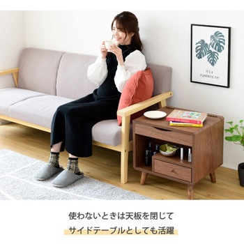 ドレッサー ロータイプ  Pico コンパクト小さめ コスメ収納 アクセサリー収納 ジェイケイ・プラン