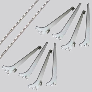 キャニティ 一面レール棚基本セット レールセット ノダ