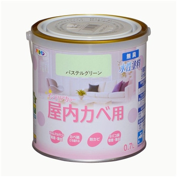 NEW水性インテリアカラー屋内カベ アサヒペン