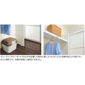 キャニティ 押入棚セット 枕棚用エンドパネル ノダ 室内収納 【通販モノタロウ】