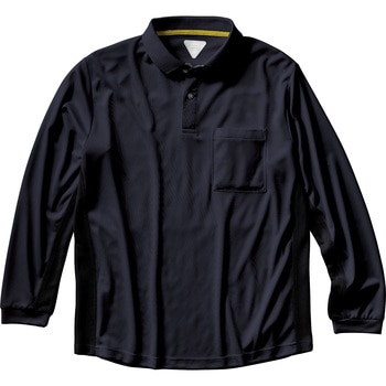 長袖ポロシャツ クロダルマ