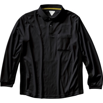 長袖ポロシャツ クロダルマ