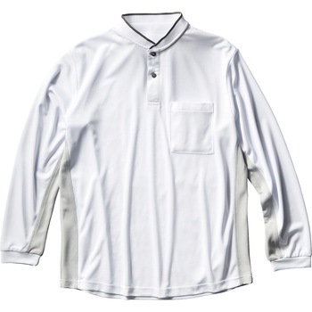 長袖ポロシャツ クロダルマ