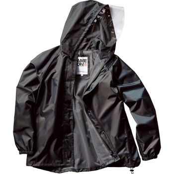 バックインレインコート クロダルマ