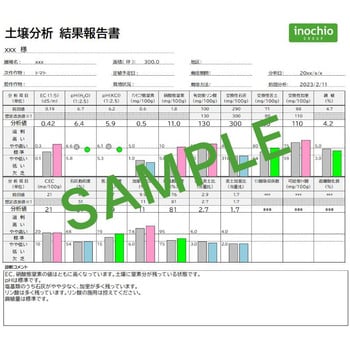 土壌分析サービス】 土壌診断 水稲土壌 イノチオアグリ株式会社 【通販