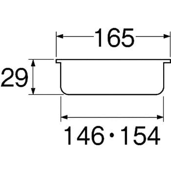 SANEI ステンレス目皿(品番:H417B-150)-