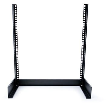 サーバー ラック/12U/19 インチ/2ポスト オープンフレーム型/耐荷重50kg/U高さマーキング付/卓上据置タイプ/EIA規格 StarTech.com
