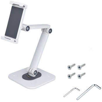 タブレットスタンド/7.9 - 12.9インチ対応/耐荷重1kg/クリップ式/可動式アーム/角度・高さ調整可能/卓上・壁面用 StarTech.com