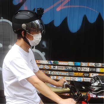 GoPro用アクションヘッドマウント エツミ
