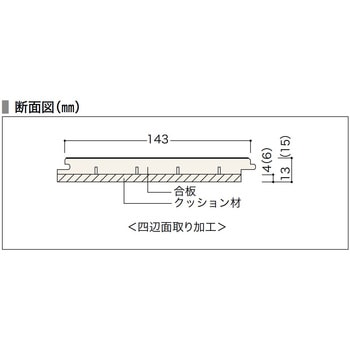 カナエルR防音床暖40 ノダ