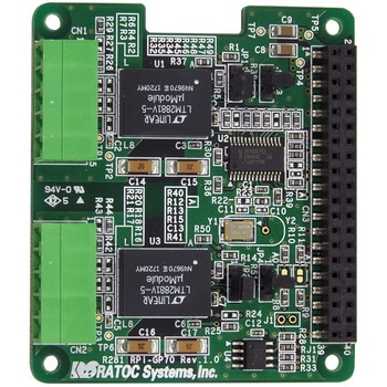Raspberry Pi I2C 絶縁型RS485ボード ラトックシステム