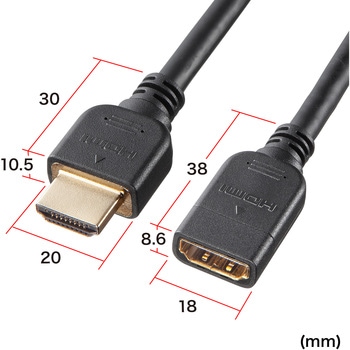 HDMI延長ケーブル サンワサプライ