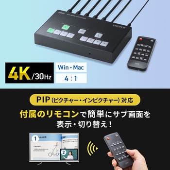 HDMI画面分割切替器 サンワサプライ