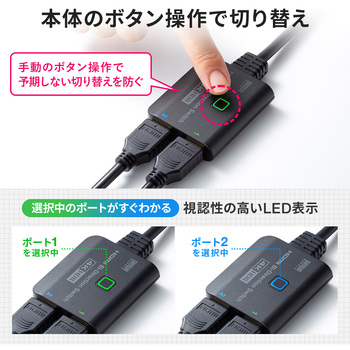 HDMI切替器 サンワサプライ