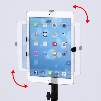 iPad・タブレット用支柱取付けアーム サンワサプライ