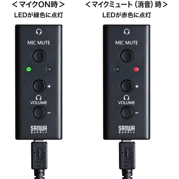 USBオーディオ変換アダプタ サンワサプライ
