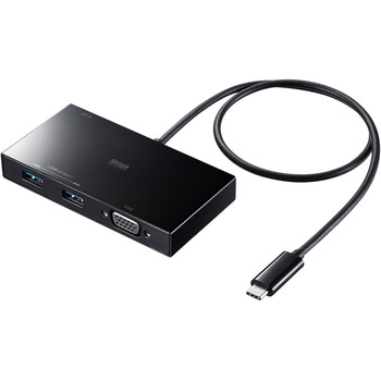 USB-3TCV1BK ドッキングハブ サンワサプライ USB Type-C(PC接続側) 3