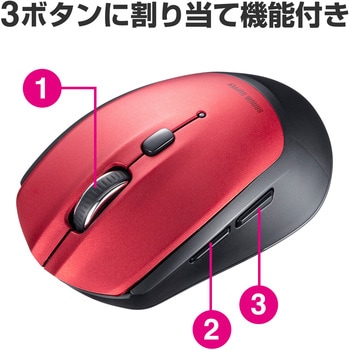 ブルーLEDマウス サンワサプライ