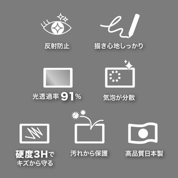 ペーパーライク反射防止フィルム サンワサプライ