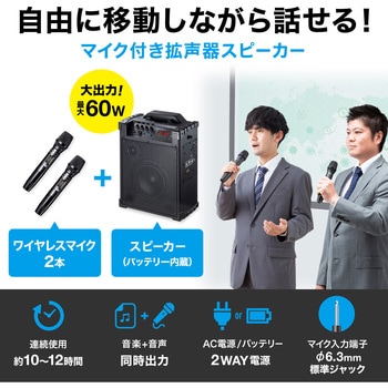 拡声器スピーカー サンワサプライ