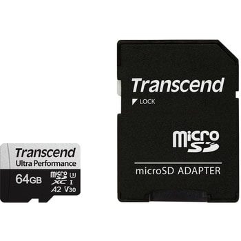 TS64GUSD340S microSDXCカード UHS-I U3 V30 A2 アダプタ付