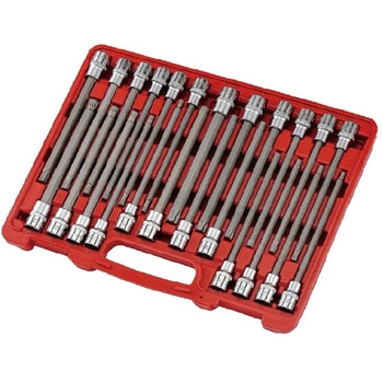 24PCS 12.7mm コンビネーションソケットビットセット JTC