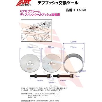 デフブッシュ交換ツール JTC