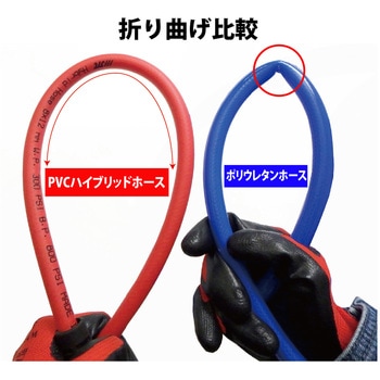 PVCハイブリッドホース 内径9.7mm JTC