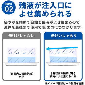 缶けいしゃ ステンレス 液もれ防止トレー付 エム・あい