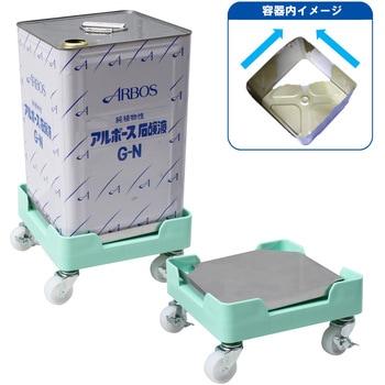 缶けいしゃ ステンレス 液もれ防止トレー付 缶きちキャリー エム・あい