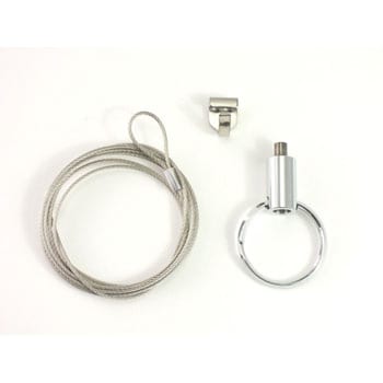 N-854 ピクチャーレール用ワイヤー吊金具リングセット BEST(金物) 許容 